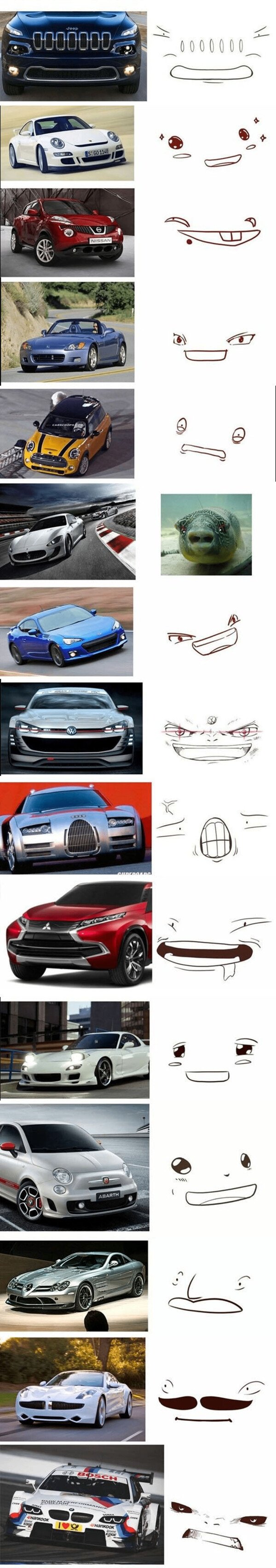 Meme_otros - Cada coche tiene su cara