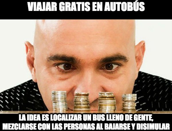 Colega_rata - Un truco para ir gratis en autobús