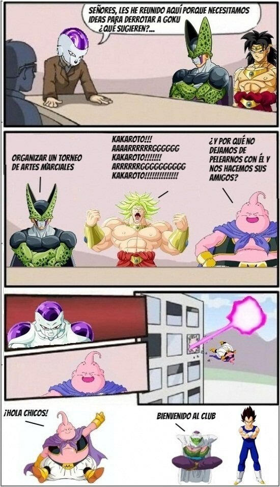 Otros - Buscando una idea para derrotar a Goku