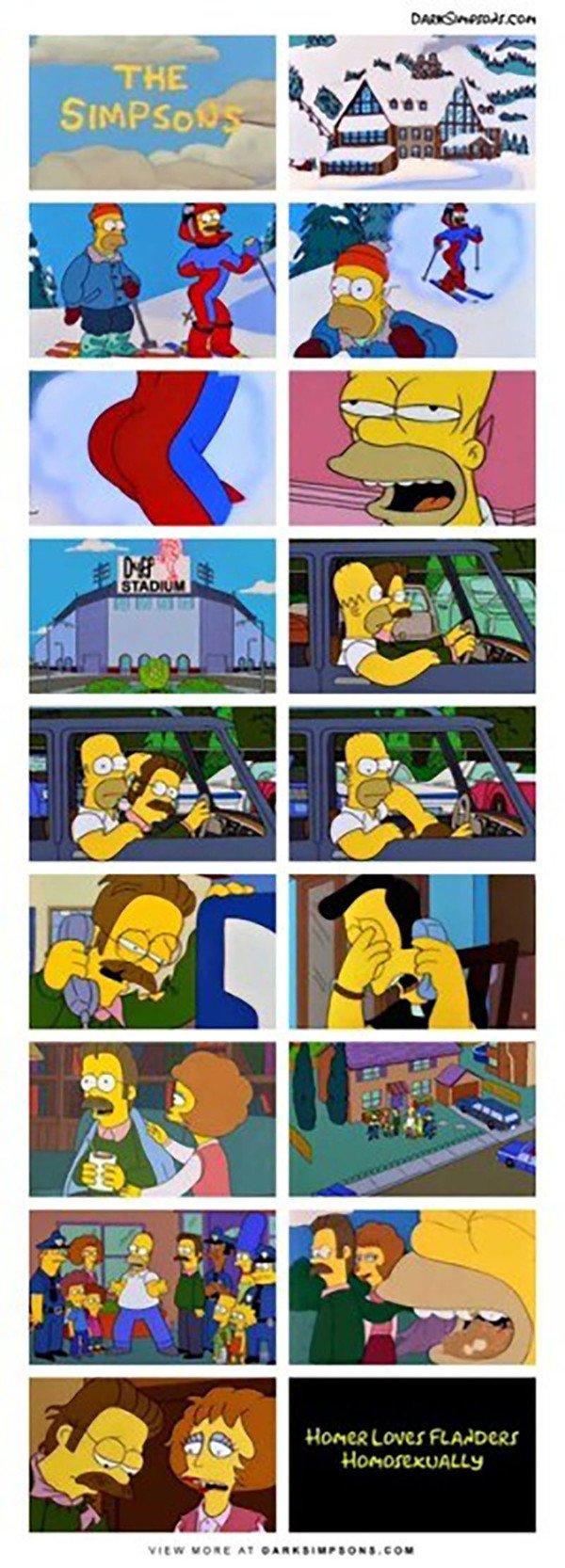 Meme_otros - Desde ese día Ned Flanders no levantó cabeza