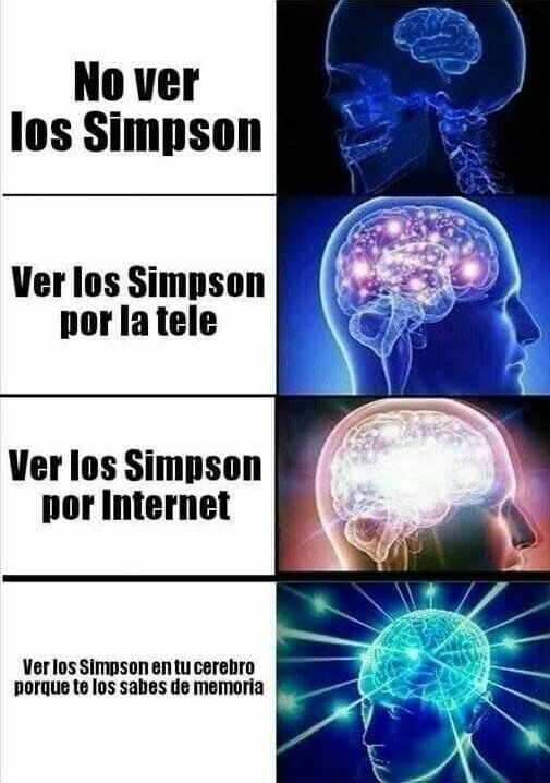 Meme_otros - Formas de ver Los Simpson