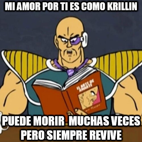 Krillin,dragon ball,amor