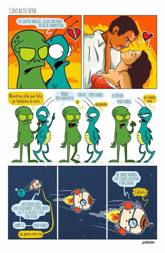 Otros - Tantos millones de años viajados y al final eres rechazado