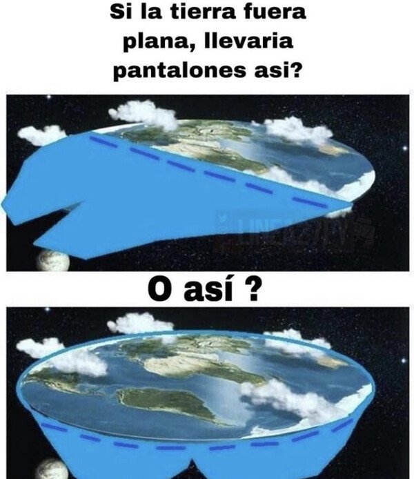 Meme_otros - Una duda sobre la tierra plana