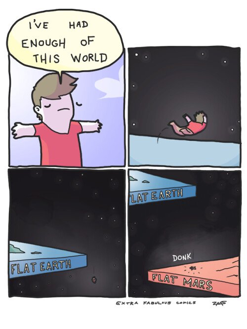 Otros - Lo malo de vivir en un universo de planetas planos