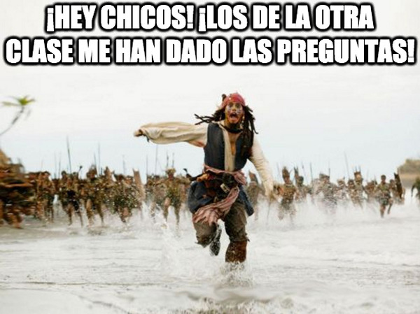 Cuando_dicen - Corre por tu vida, son una manada estudiantes que no estudiaron