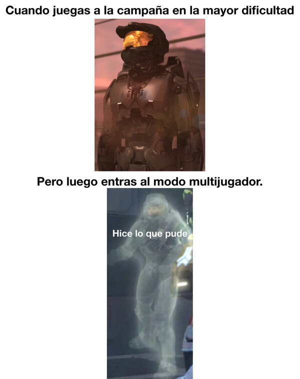 Meme_otros - Yo en todos los juegos con campaña y multijugador
