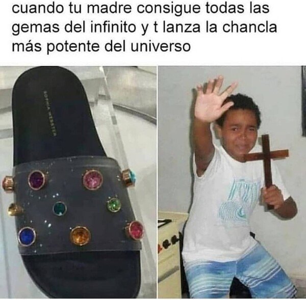 Meme_otros - Una chancla imparable