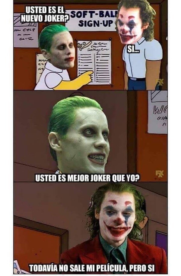 Meme_otros - El nuevo Joker lo peta mil más