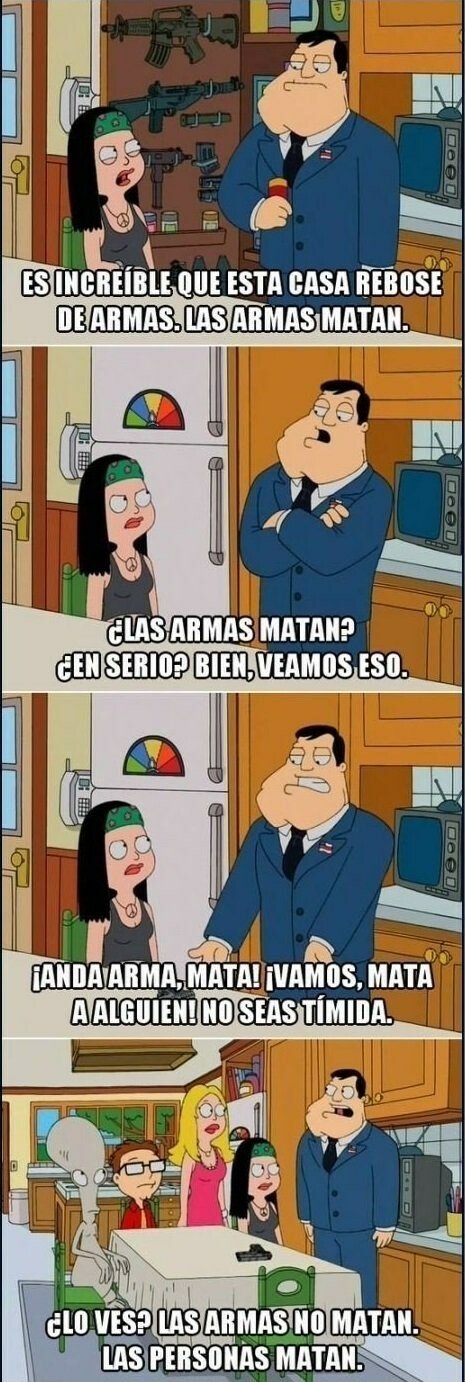 Meme_otros - La lógica del argumento en contra de las armas