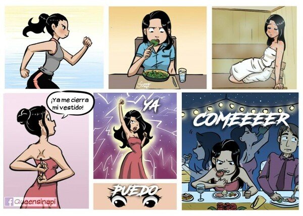 Otros - Y tras pillar la talla para que te entre el vestido...