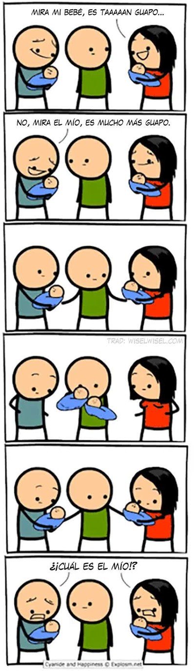 beb&eacute;s,todos iguales,padres