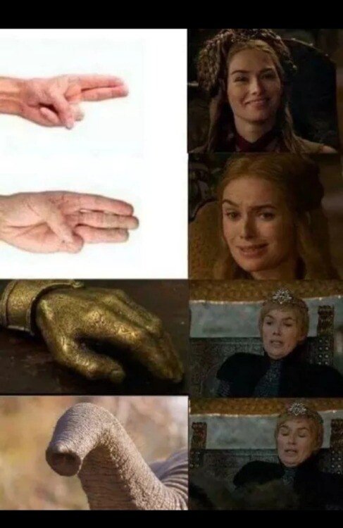 Meme_otros - Cersei sabe bien donde está el placer