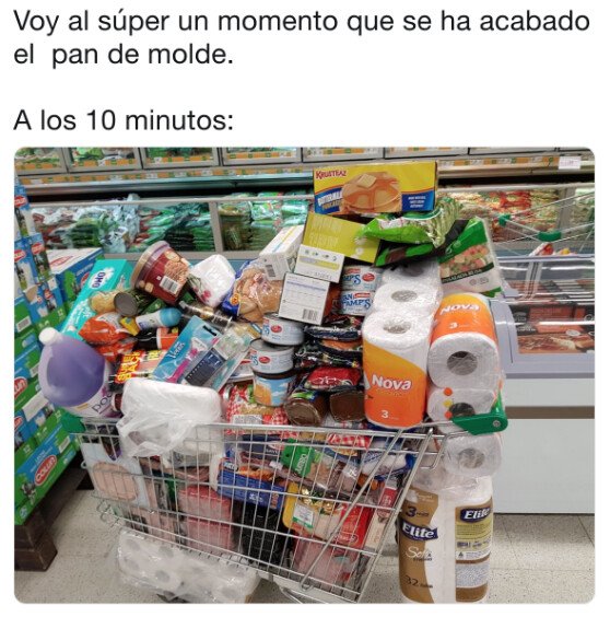 Meme_otros - Todo se desmadra en el supermercado