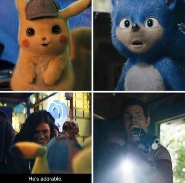 Meme_otros - Diferentes tipos de reacciones a dos criaturas