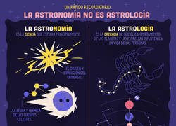Enlace a Diferencia entre astronomía y astrología