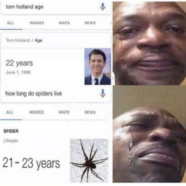 Meme_otros - Que poco le falta a Spiderman...