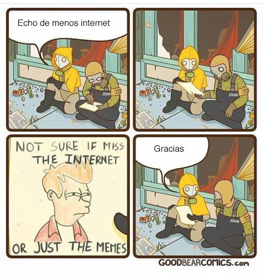 Otros - Echo de menos internet