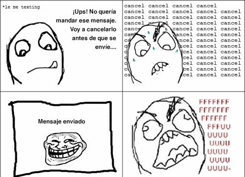 Ffffuuuuuuuuuu - Mensaje equivocado