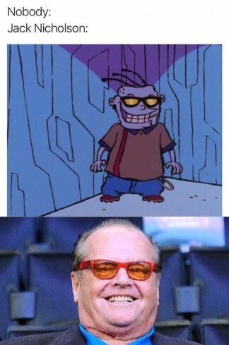 Meme_otros - Ed, Edd y Eddie x Jack Nicholson