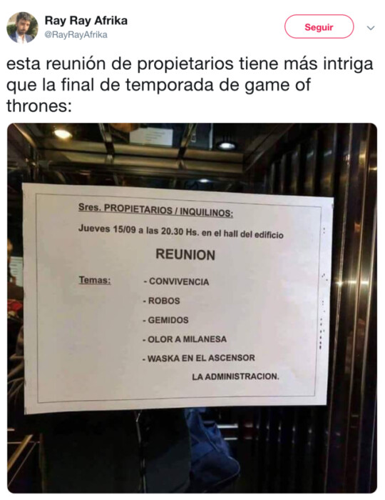 Meme_otros - Sesión parlamentaria importante