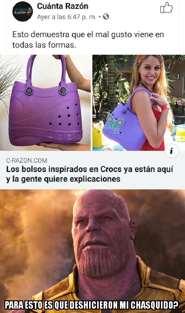 Meme_otros - Con Thanos esto no habría pasado...