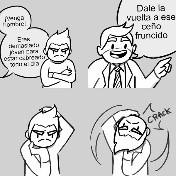 Otros - Ir con el ceño fruncido