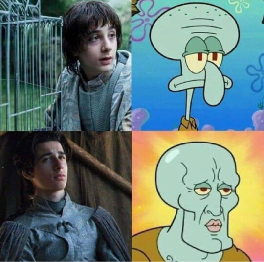 Meme_otros - Robin Arryn x Calamardo