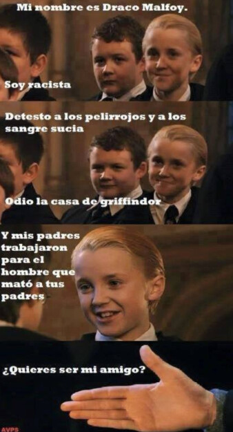 Otros - Draco Malfoy, un niño muy idiota