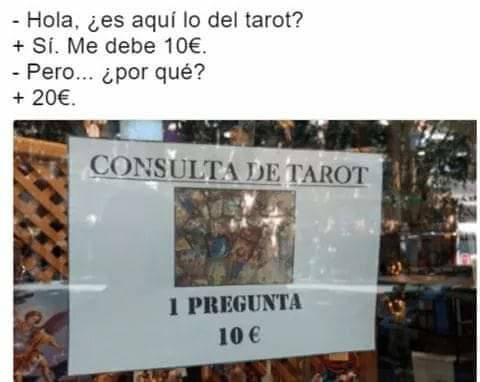 Meme_otros - Con los tarotistas el mismo cuidado que con los genios de la lampara