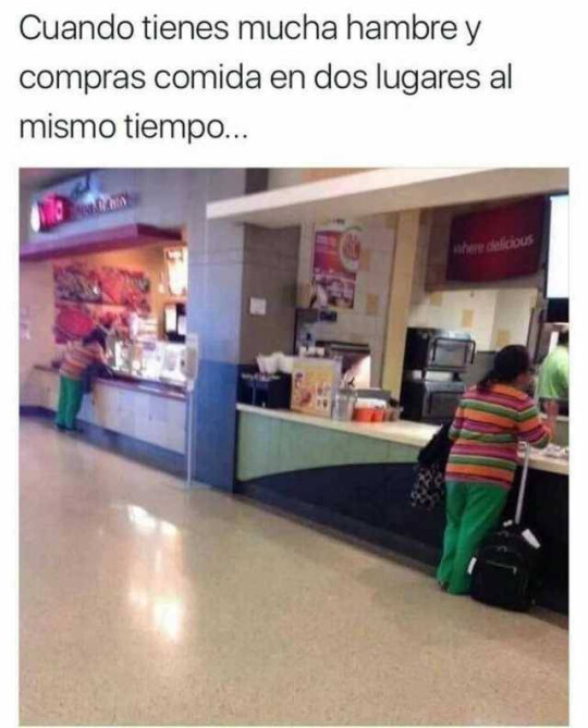 Meme_otros - Voy a comer para tres días