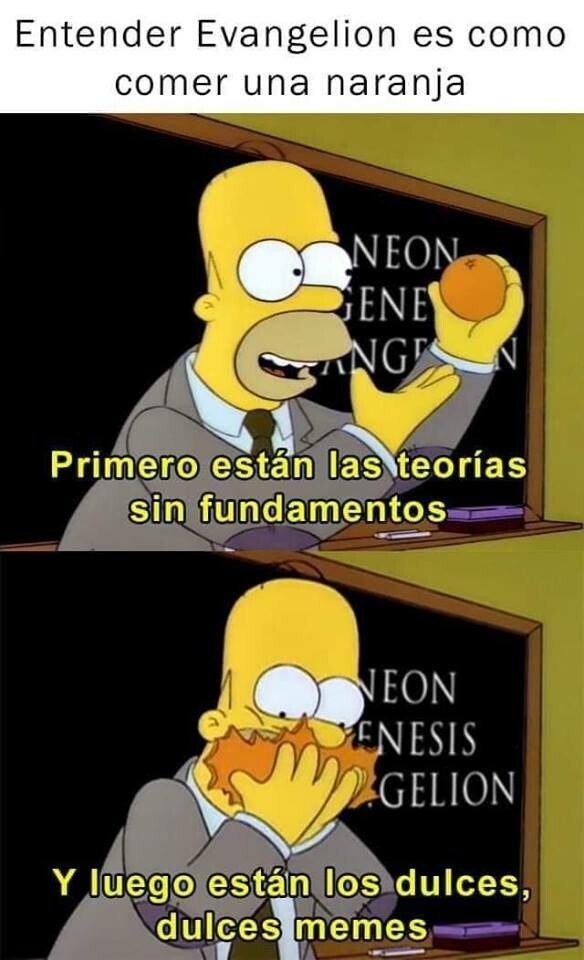 Meme_otros - El complicado desenlace de Evangelion