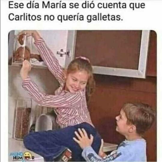Meme_otros - Carlitos tampoco está pensando en las galletas