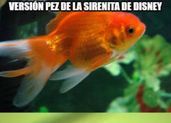 Enlace a Si la sirenita fuera un pez así sería antes y así es ahora...