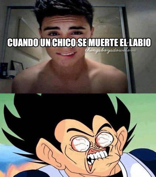 Meme_otros - Cuando los chicos se muerden el labio...