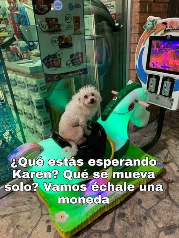 Meme_otros - Esto no va a moverse solo, Karen