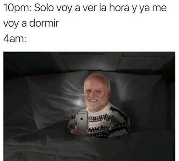 Meme_otros - El peligro de agarrar el móvil por la madrugada