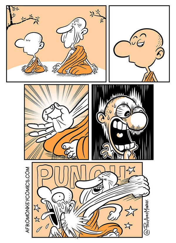 budismo,monjes,meditacion,comer,simbolo,agujero