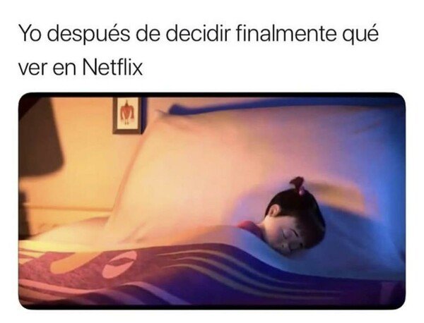 Meme_otros - Mi pasatiempo favorito es verme el catálogo de Netflix