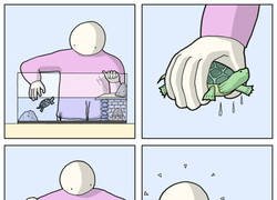 Enlace a Me venía un olor raro a pizza de la pecera...