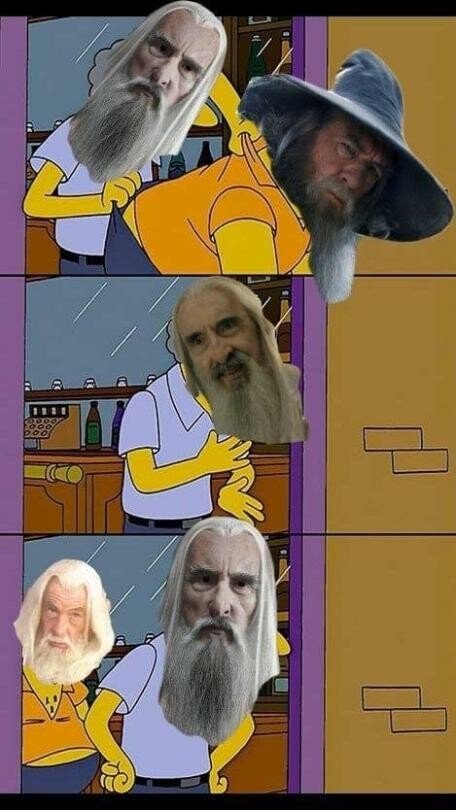Meme_otros - ¿Me echabas de menos Saruman?