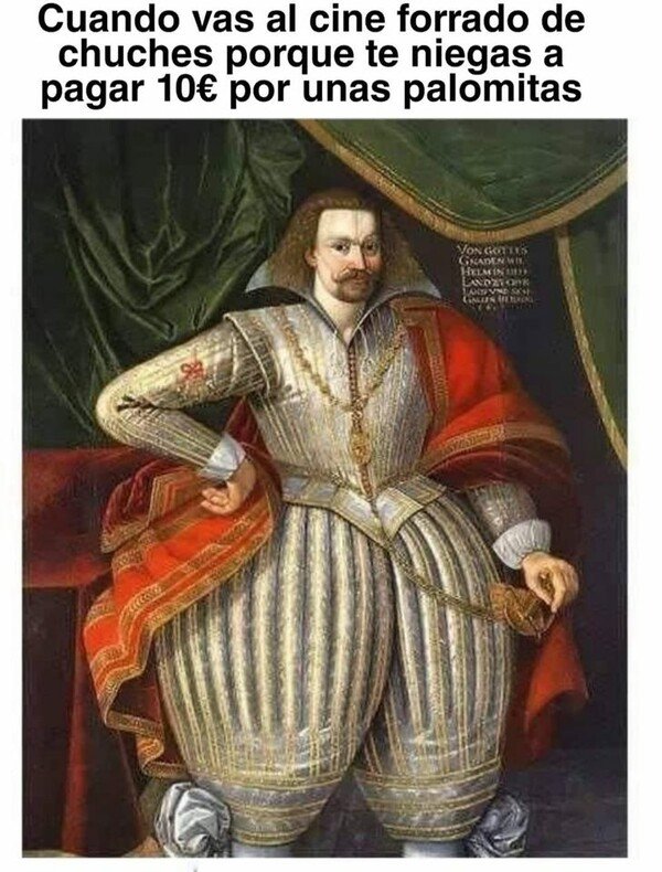 Meme_otros - Las palomitas son sagradas, pero mi cartera también