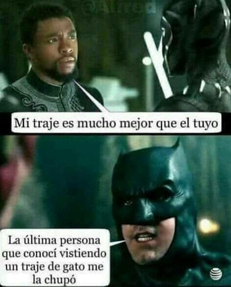 Meme_otros - Si Catwoman era una fiera no me quiero imaginar Pantera Negra