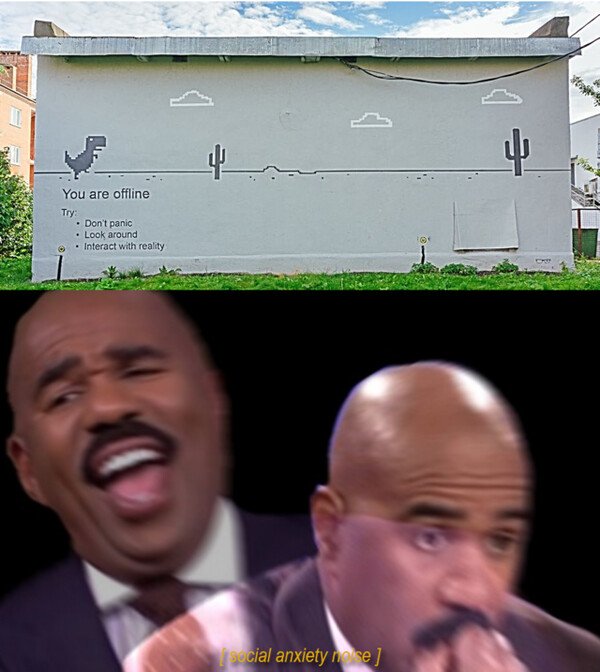 Meme_otros - No entres en pánico, mira a tu alrededor, interactua con la realidad