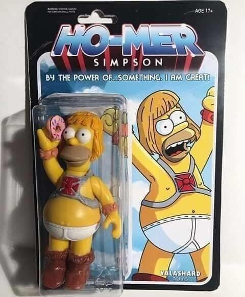 he man,homer,simpson,muñecos,figuras,accion,donut