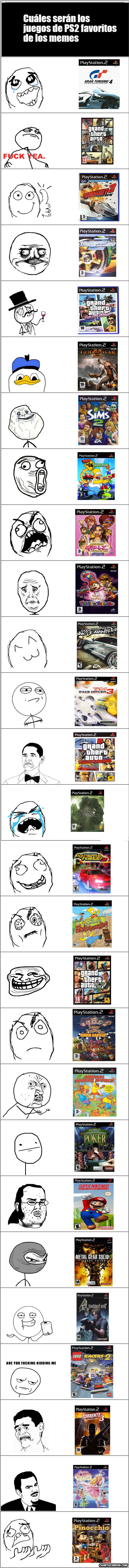 Mix - Los juegos de ps2 y sus memes