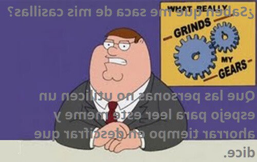 Peter_griffin - Usar espejo.