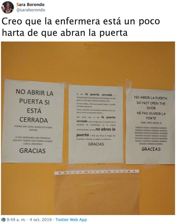 Otros - no abras la puerta