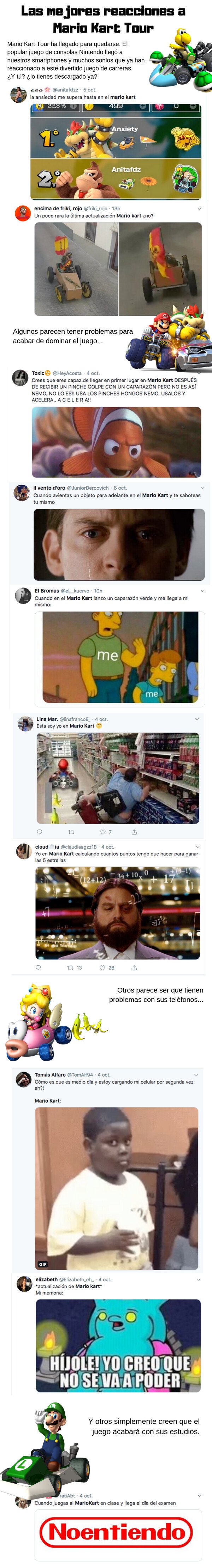 Meme_otros - Las primeras y mejores reacciones a Mario Kart Tour