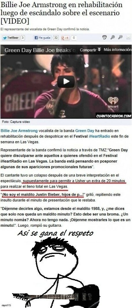 lo siguen odiando,green day,jb,ai un pari despue del pari q se yama ater pari con mi amia mari con kie